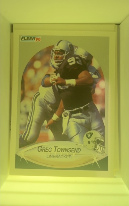 1990 Fleer #261 Greg Townsend — front