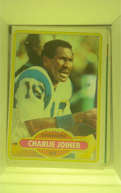 1980 Topps #28 Charlie Joiner — front
