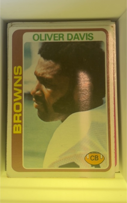 1978 Topps Football #288 Oliver Davis — front