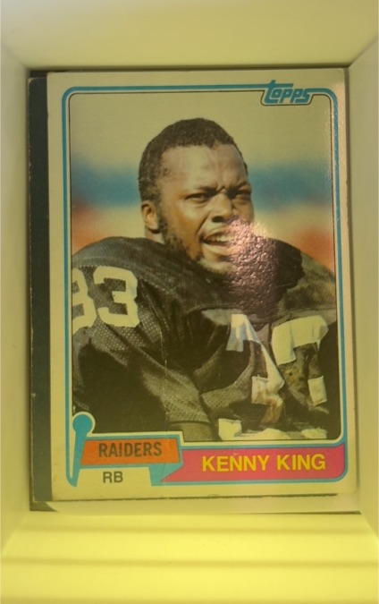 1981 Topps #329 Kenny King — front