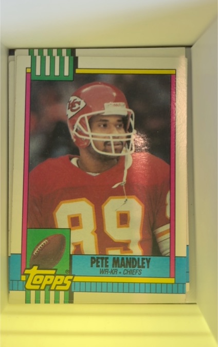 1990 Topps #247 Pete Mandley — front