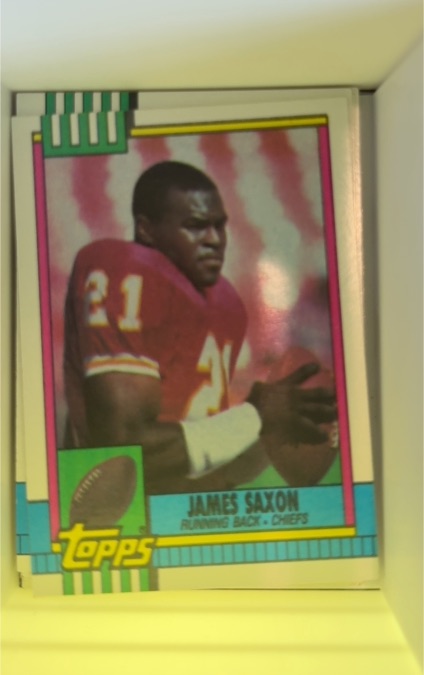 1990 Topps #259 James Saxon — front