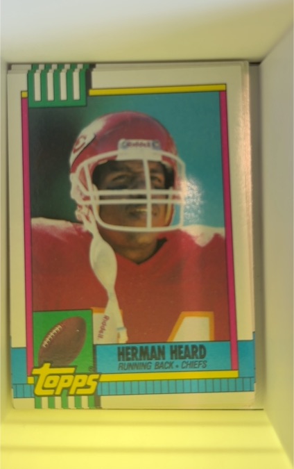 1990 Topps #260 Herman Heard — front