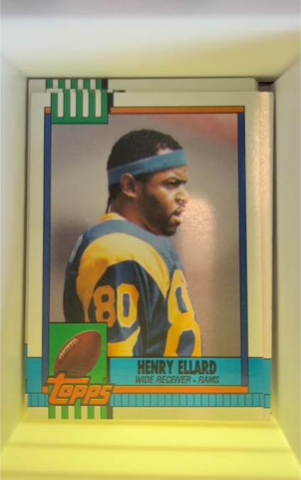 1990 Topps #72 Henry Ellard — front