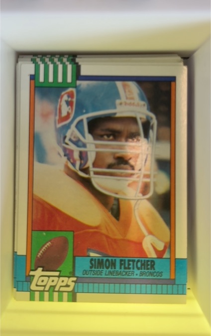 1990 Topps #39b Simon Fletcher — front