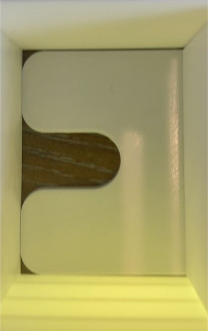 Mid-America Vinyl Mount Master Mini Mounting Split Block White — front