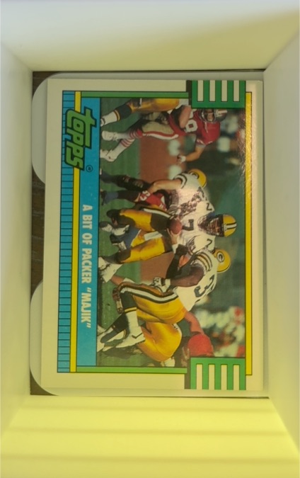 1990 Topps #520 Don Majkowski — front