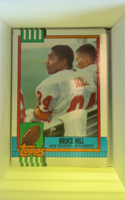 1990 Topps #408 Bruce Hill — front