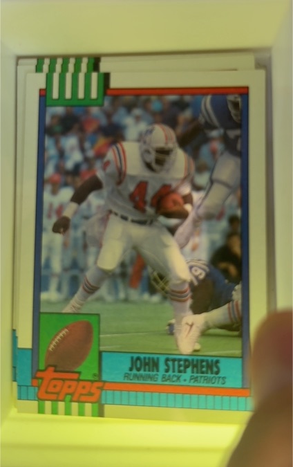 1990 Topps #427 John Stephens — front