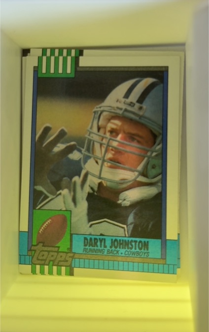 1990 Topps #489 Daryl Johnston — front