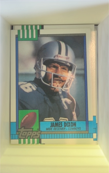 1990 Topps #495 James Dixon — front