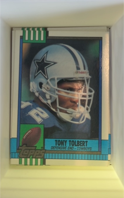 1990 Topps #484 Tony Tolbert — front