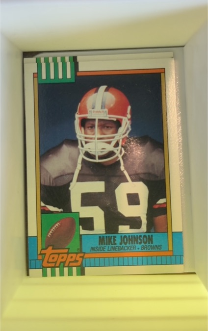 1990 Topps #166 Mike Johnson — front