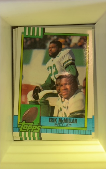 1990 Topps #451 Erik McMillan — front
