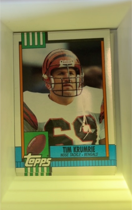 1990 Topps #268 Tim Krumrie — front