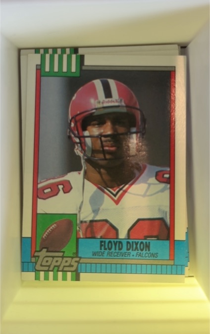 1990 Topps #468 Floyd Dixon Atlanta Falcons — front
