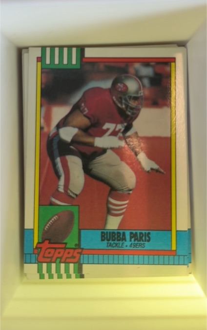 1990 Topps #27 Bubba Paris — front