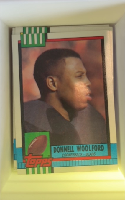 1990 Topps #379 Donnell Woolford — front