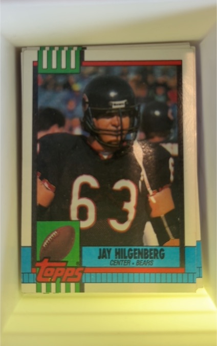 1990 Topps #378 Jay Hilgenberg — front