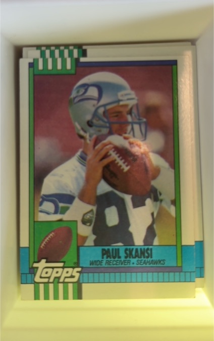 1990 Topps #341 Paul Skansi — front