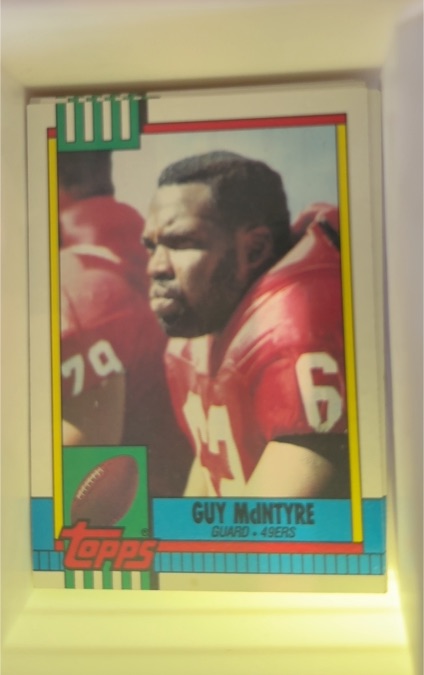 1990 Topps #11 Guy McIntyre — front