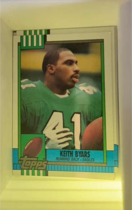 1990 Topps #91 Keith Byars — front