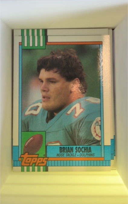 1990 Topps #329 Brian Sochia — front