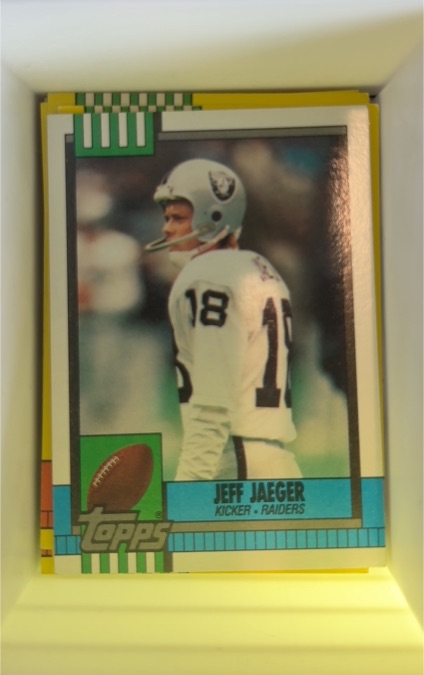 1990 Topps #297 Jeff Jaeger — front
