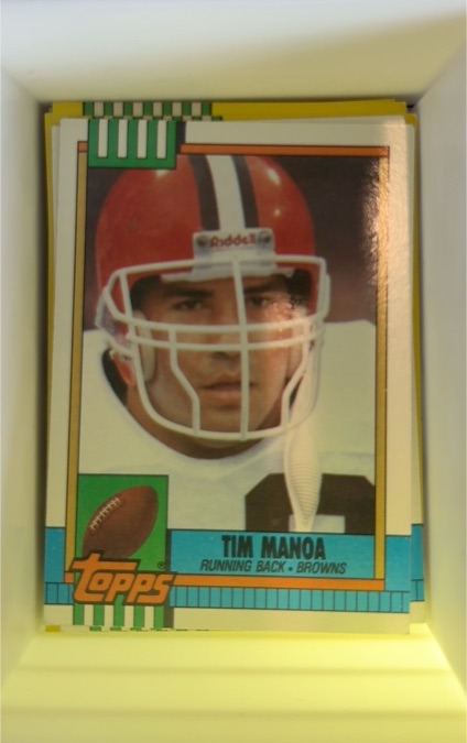 1990 Topps #167 Tim Manoa — front