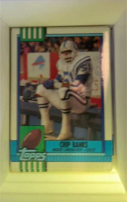 1990 Topps #299 Chip Banks — front