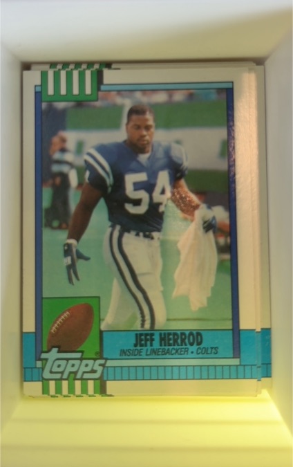 1990 Topps #306 Jeff Herrod — front
