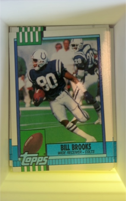1990 Topps #309 Bill Brooks — front