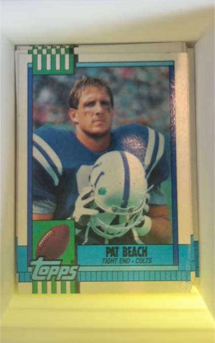 1990 Topps #312 Pat Beach — front