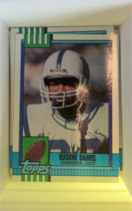 1990 Topps #313 Eugene Daniel — front