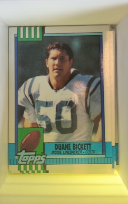 1990 Topps #314 Duane Bickett — front