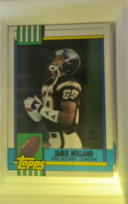1990 Topps #398 Jamie Holland — front
