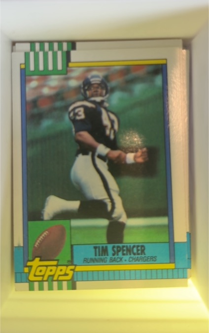 1990 Topps #395 Tim Spencer — front
