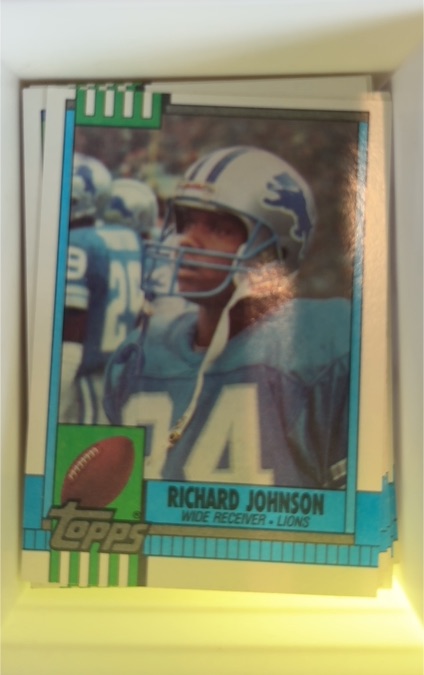 1990 Topps #350 Richard Johnson — front