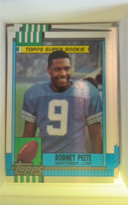 1990 Topps #351 Rodney Peete — front