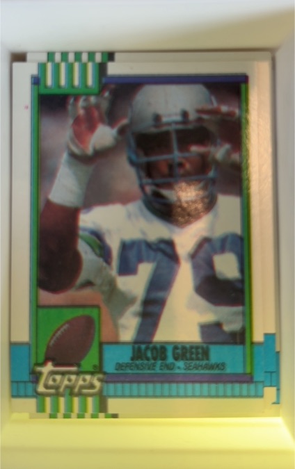 1990 Topps #344 Jacob Green — front