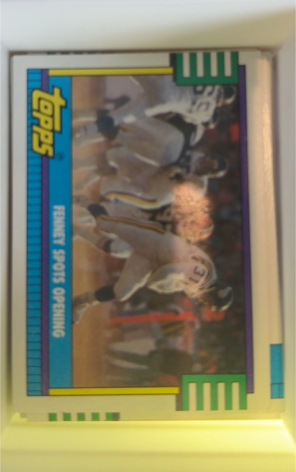 1990 Topps #528 Rick Fenney Minnesota Vikings — front