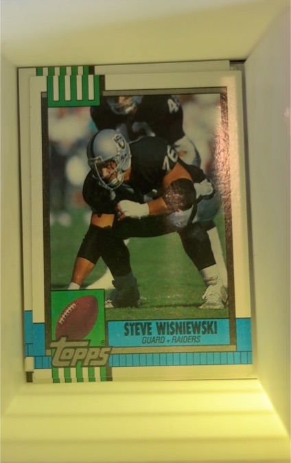 1990 Topps #282 Steve Wisniewski — front