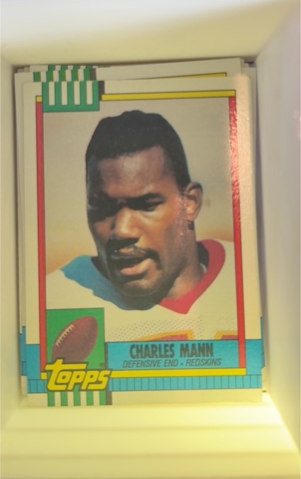 1990 Topps #125 Charles Mann — front