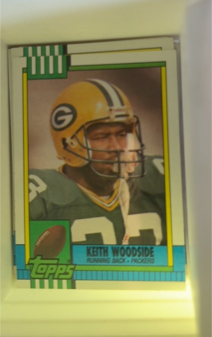 1990 Topps #147 Keith Woodside — front