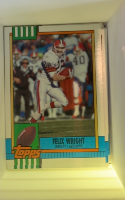 1990 Topps #169 Felix Wright — front