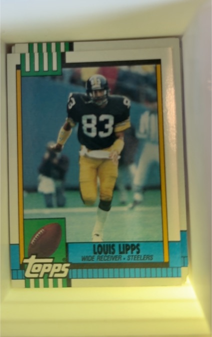 1990 Topps #184 Louis Lipps — front