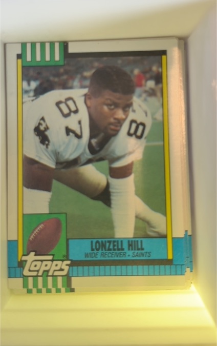 1990 Topps #240 Lonzell Hill — front