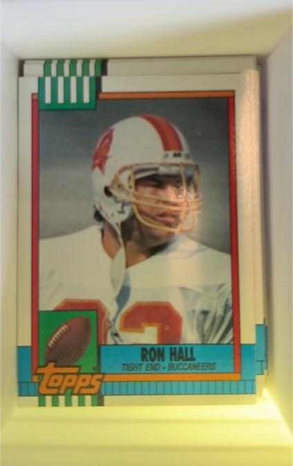 1990 Topps #404 Ron Hall — front