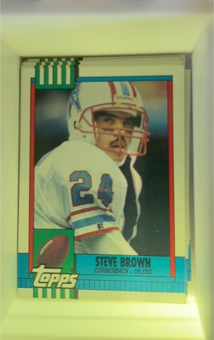 1990 Topps #219 Steve Brown — front