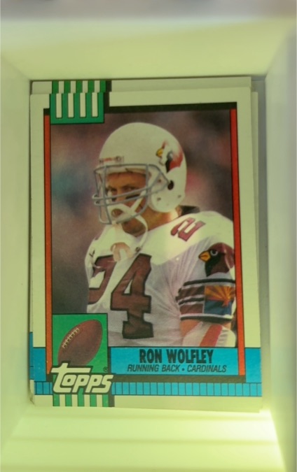 1990 Topps #446 Ron Wolfley — front